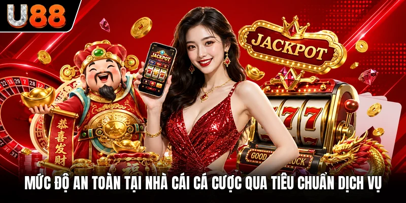 Mức độ an toàn tại nhà cái cá cược qua tiêu chuẩn dịch vụ